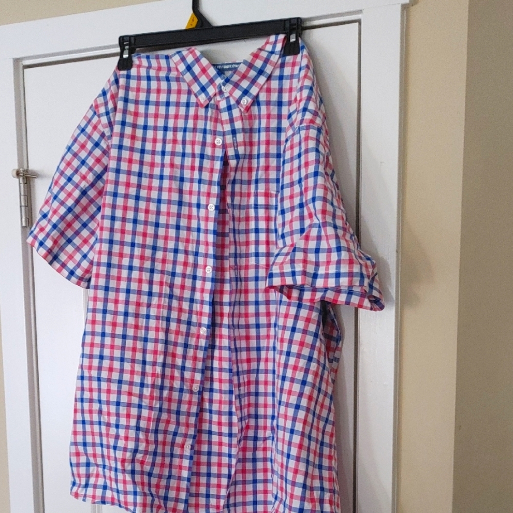 Old Navy Colorful Plaid Button-Up Shirt